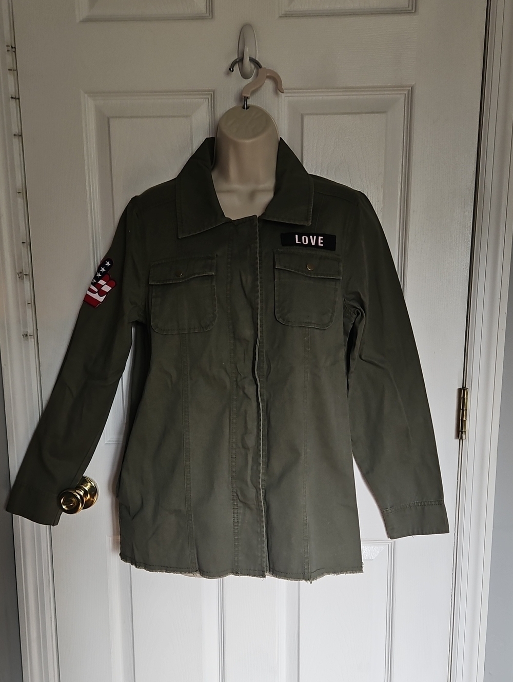 NWOT JUNK FOOD the beatles peace love patch jacket
